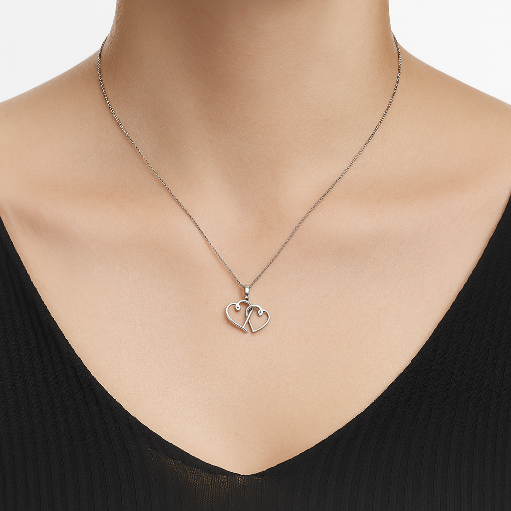 Chain with pendant necklace set for girls and women casual daily and party wear