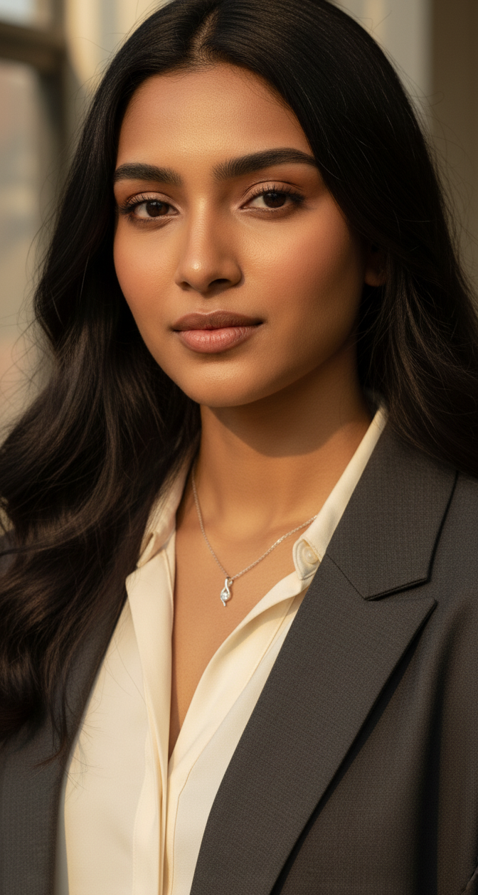 Eterna Flame Necklace – 925 Sterling Silver Gold-Plated Teardrop Pendant with Crystal Accents