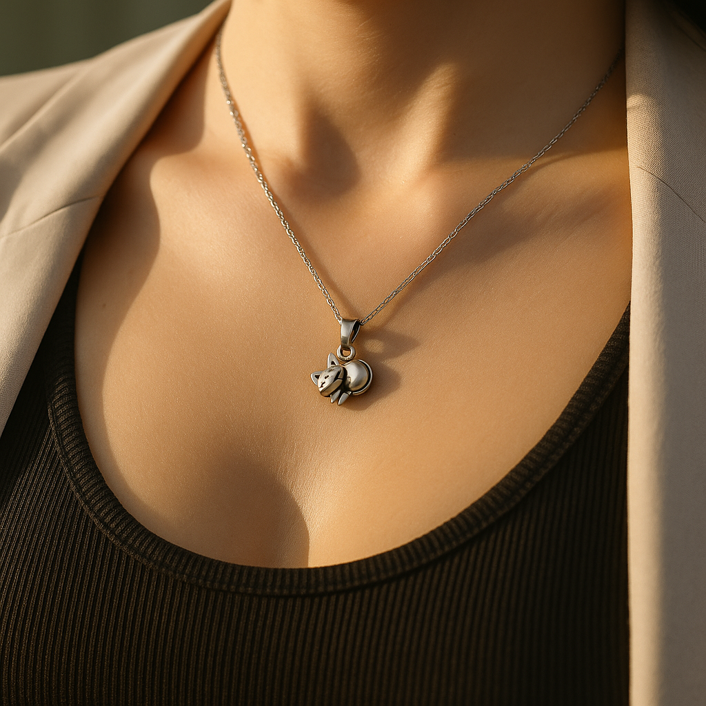 Cat Necklace for Women, Kids & Girls - Cat Jewelry - Cat Lover Gifts